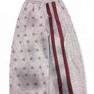 American Eagle Outfitters Gray and Red Sweatpants